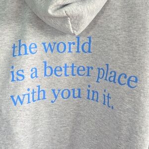 Sunkissed coconut The world is a better place w you in it sweatshirt hoodie